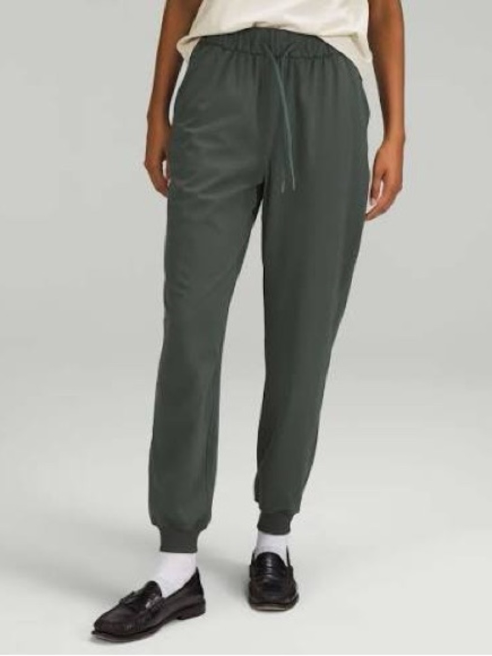 lululemon athletica Olive Green Drawstring Joggers